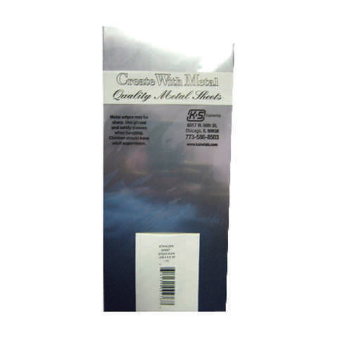 K&S 10 in. 4 in. Stainless Steel Sheet Metal